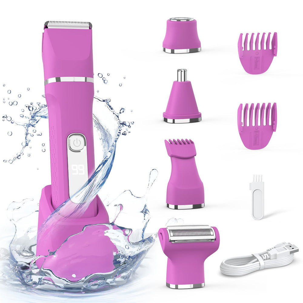 HOHOLE bikini trimmer compact design fits in a travel bag