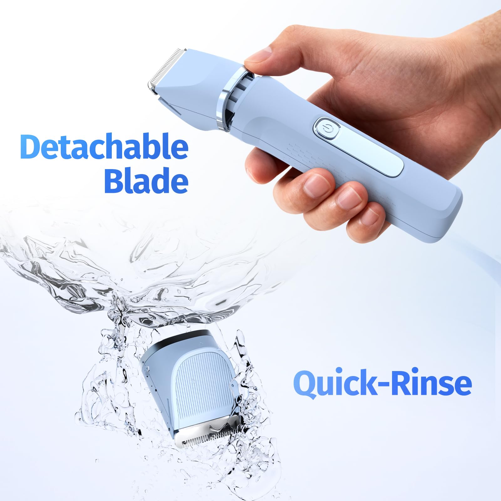 HOHOLE Bikini Trimmer 5in1 guards 9mm-12mm for longer hair trimming.