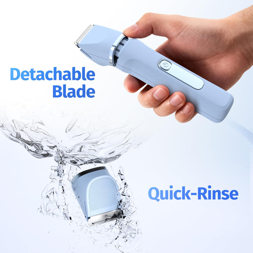 HOHOLE Bikini Trimmer 5in1 guards 9mm-12mm for longer hair trimming.