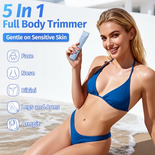 HOHOLE Bikini Trimmer 5in1 nose-hair-trimmer keeps nasal hairs neat and comfortable.