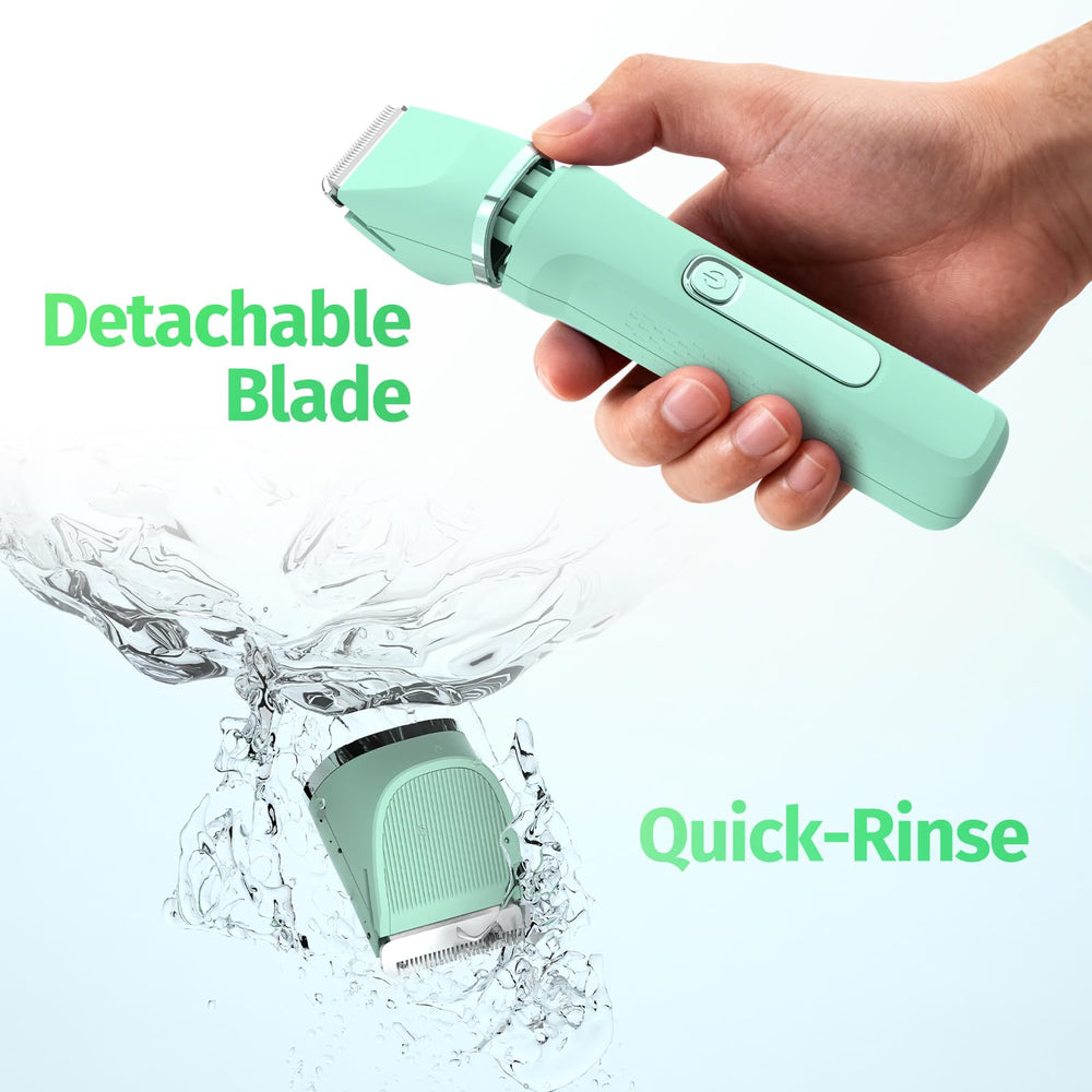 HOHOLE bikini trimmer waterproof use supports wet-dry routines