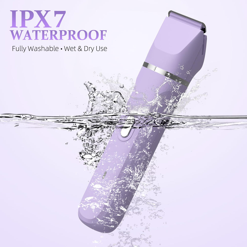 HOHOLE wet-dry IPX7-use enables comfortable shaving in the shower.