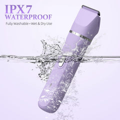 HOHOLE wet-dry IPX7-use enables comfortable shaving in the shower.