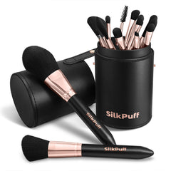 HOIFA Silkpuff 15pc brush set ready for flawless foundation and blending