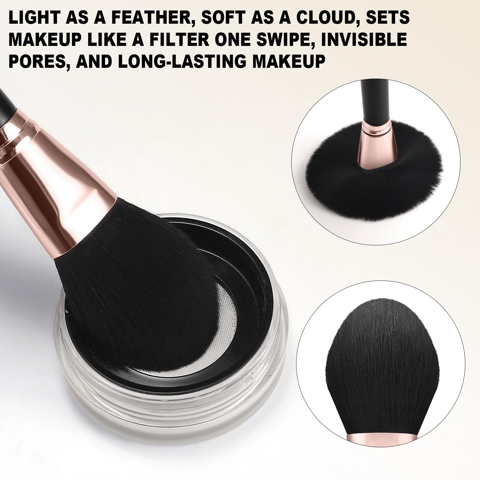 HOIFA Silkpuff eye shadow brush set for precise color and blending