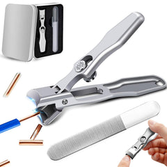 Hoiuter German nail clippers ultra sharp blade for precise thick-nail trimming.