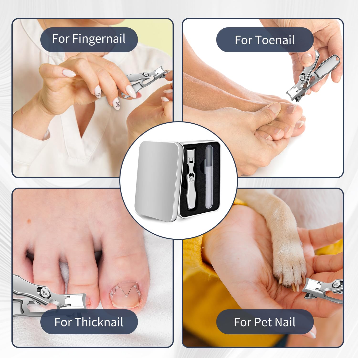 Hoiuter gift-ready nail clippers packaging ideal for thoughtful gifts.