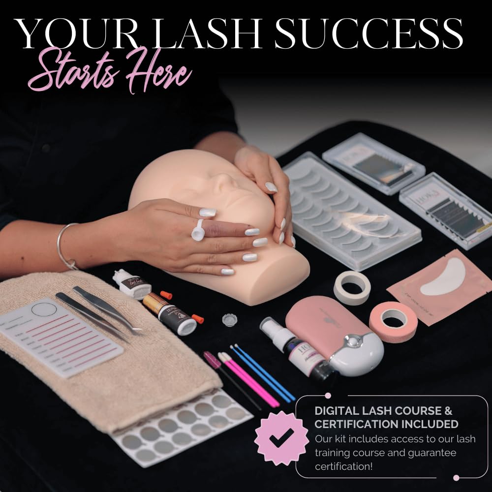 HOKA Lash training manual and video course for mastering lash extensions.