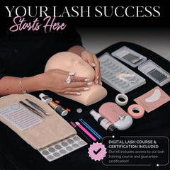 HOKA Lash training manual and video course for mastering lash extensions.