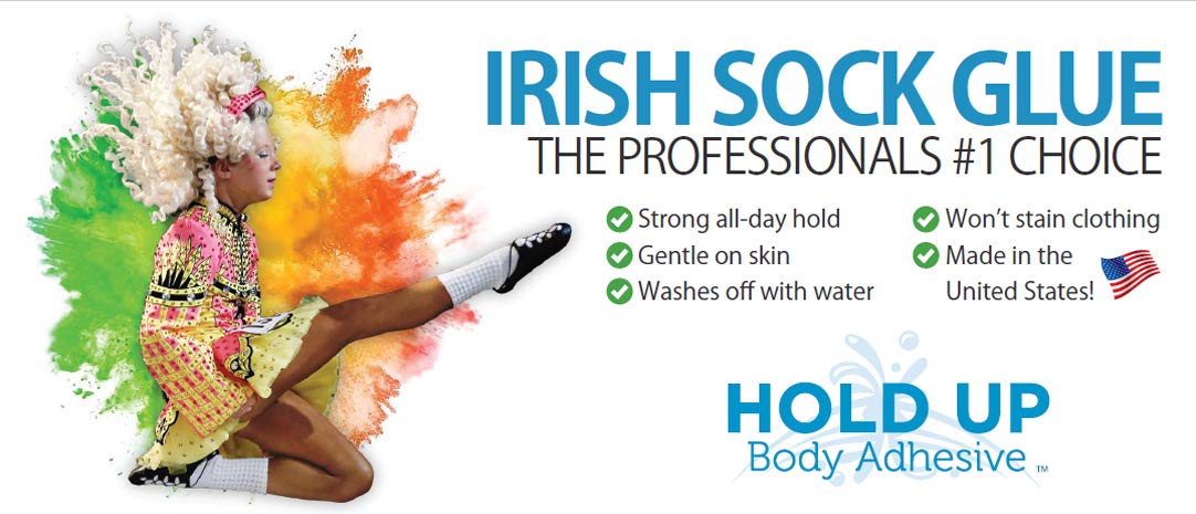 Hold Up Body Adhesive supports dancers and cosplay costumes with secure fit.