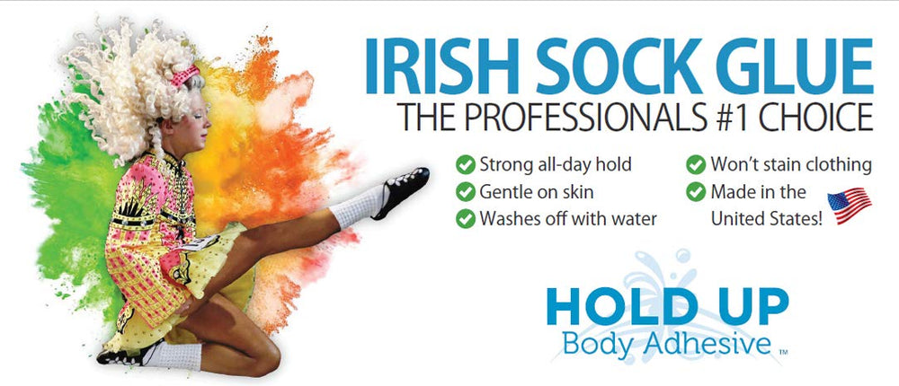 Hold Up Body Adhesive supports dancers and cosplay costumes with secure fit.