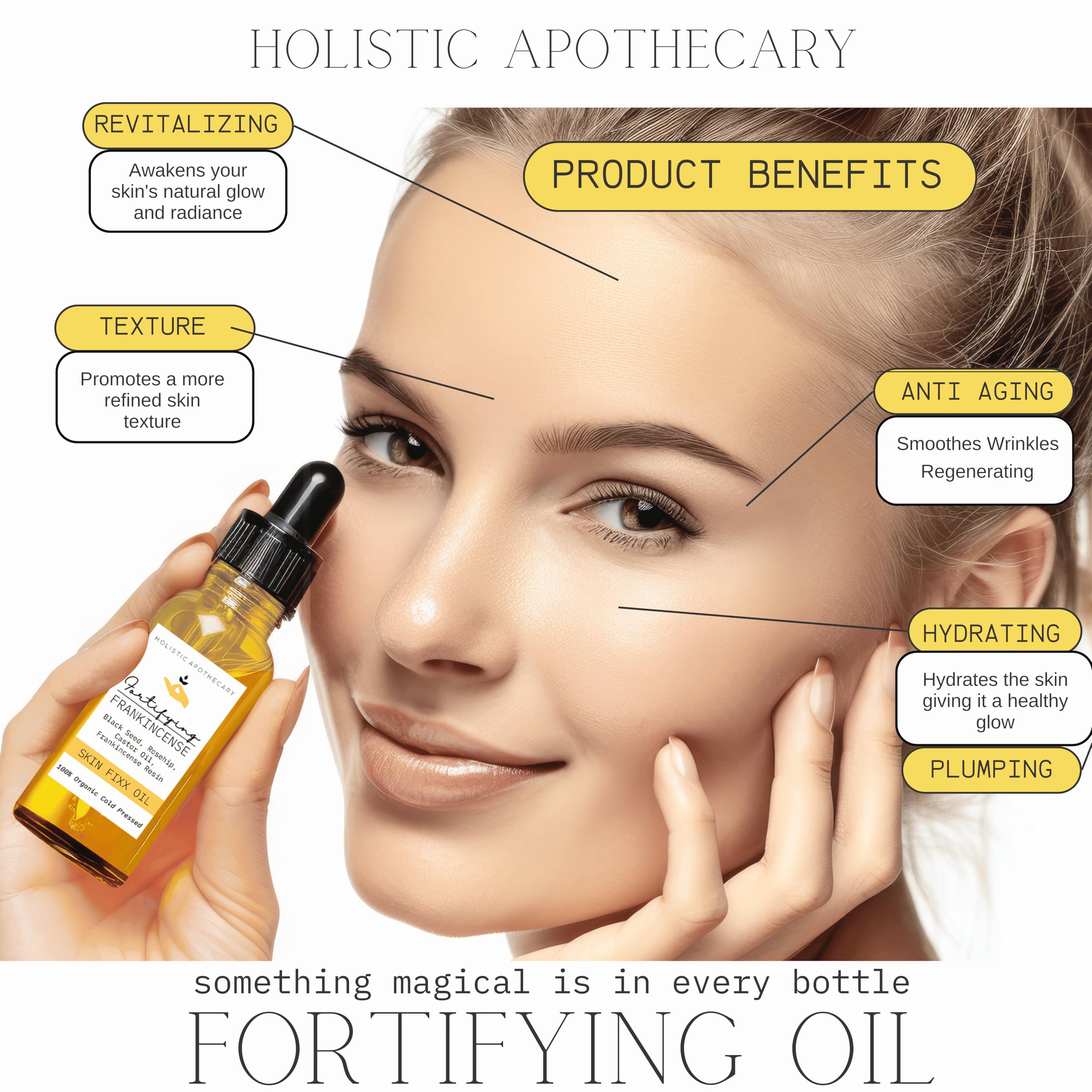 Holistic Apothecary cold-pressed-oils-collection-closeup highlights purity and potency in the blend.