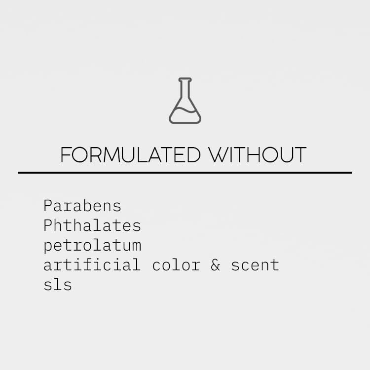 Holistic Apothecary no-fragrance oil bottle emphasizes natural scent and calming routine.