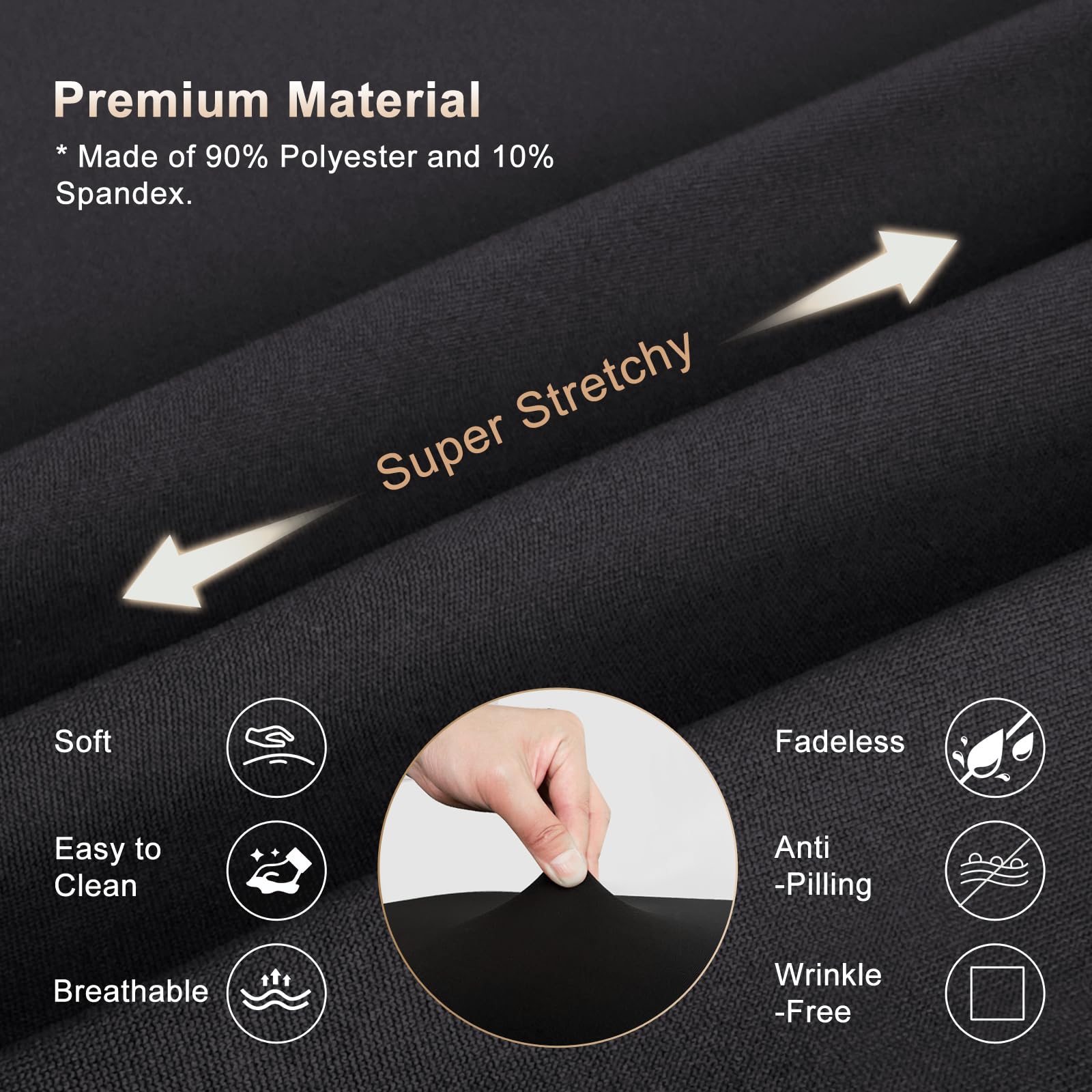 HOLITS spa bed cover elastic pockets keep tools neatly tucked underneath.