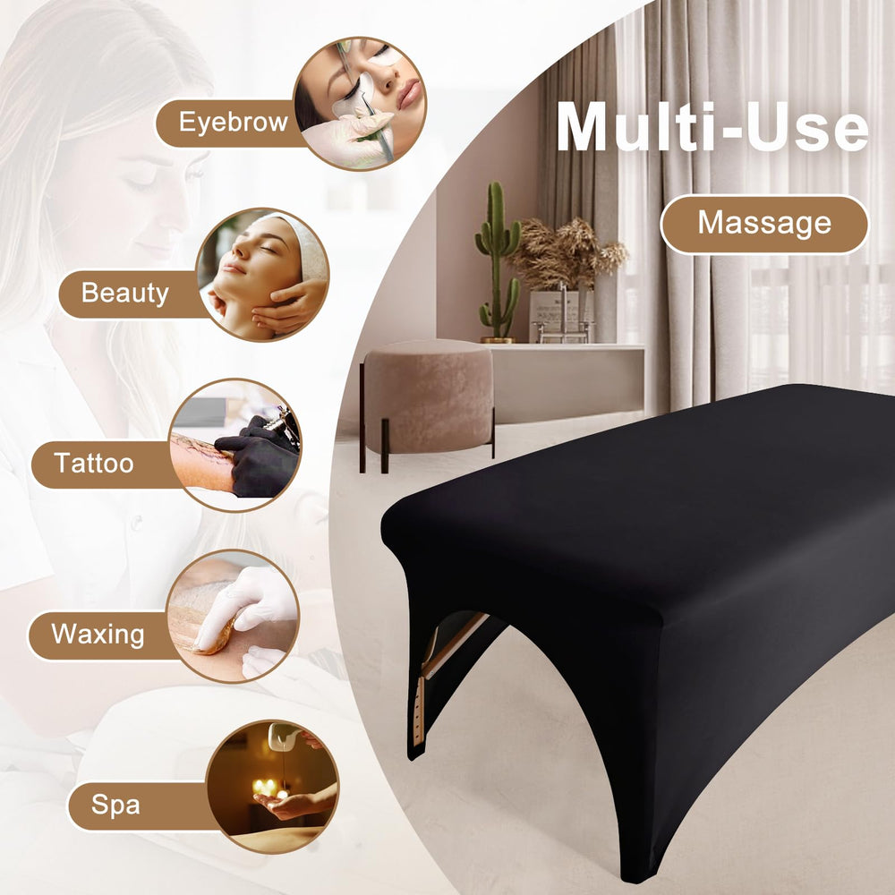 HOLITS spa bed cover machine washable for easy maintenance.