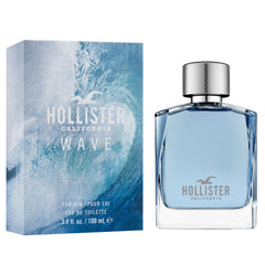 Hollister Wave Men EDT lifestyle image with ocean-inspired, versatile appeal.