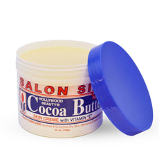 Hollywood Beauty cocoa butter skin cream application routine for nourished skin