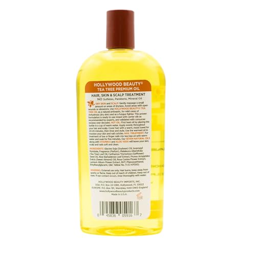 Hollywood Beauty Tea Tree Oil hair scalp application for moisturized scalp