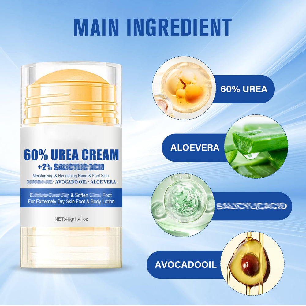 Holyarm 60% Urea cream on elbows delivers skin-softening benefits