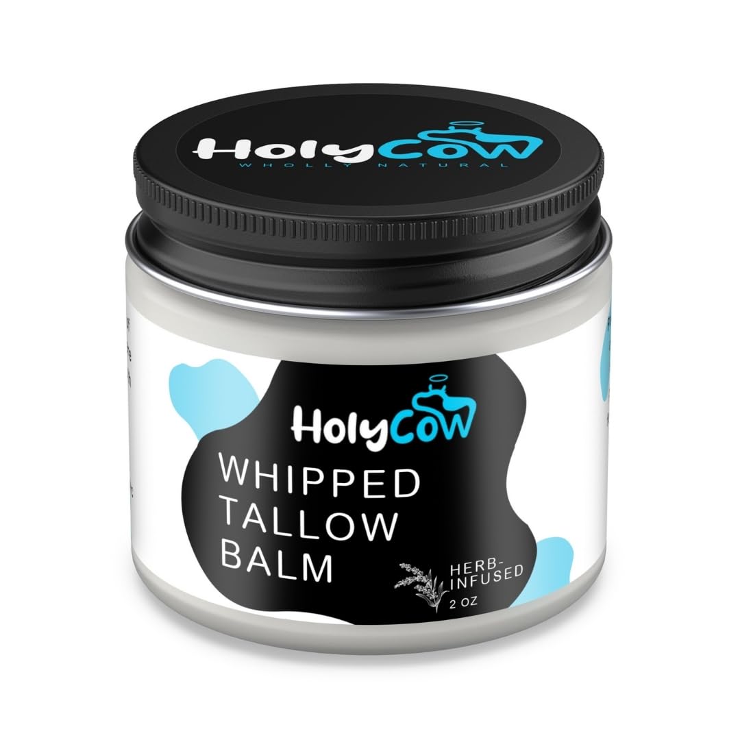 HolyCow small-batch Indiana-made logo shot reinforces handcrafted family skincare commitment.