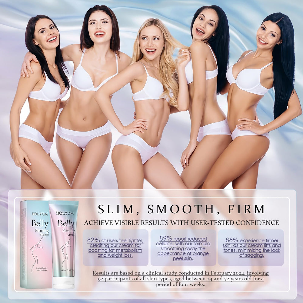 HOLYOM B Flat Cream during application for even absorption and massage.