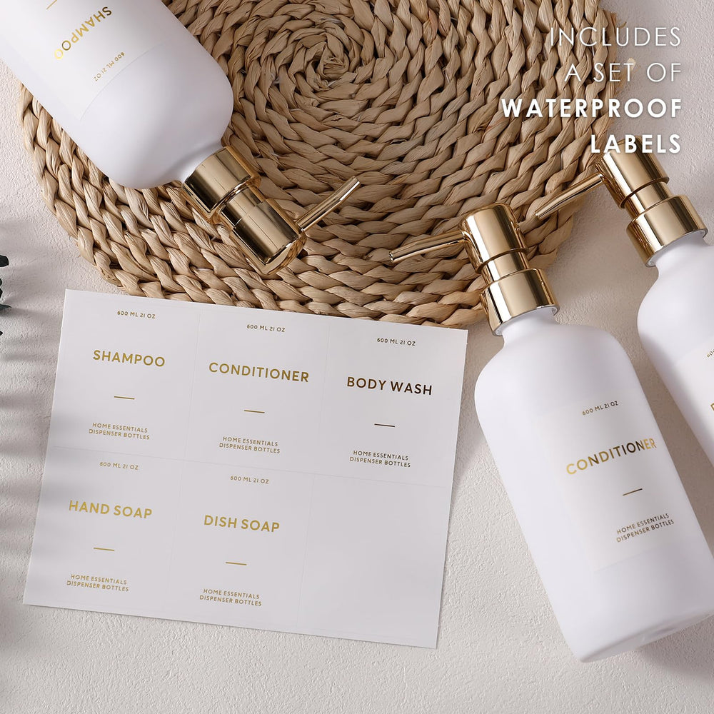 HOMCDALY guest bathroom essentials in elegant 3-pack