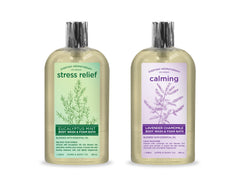 Home & Body Company Eucalyptus Mint bottle pour for a refreshing shower ritual.