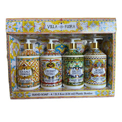 Home and Body Company Villa Flora Orchid Vanilla bottle pump for spa-like touch.