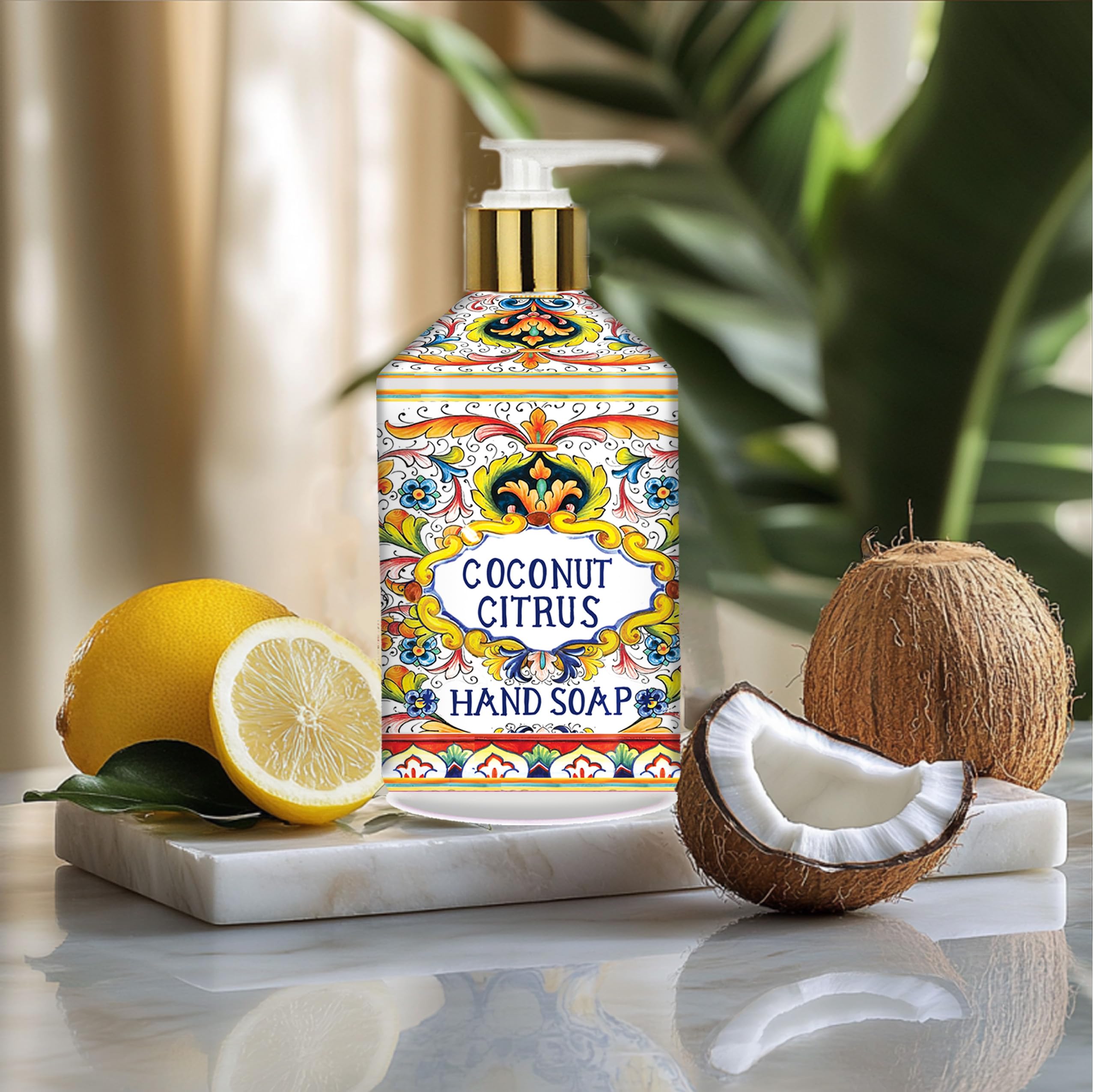 Home & Body Company Villa Flora Orchid Vanilla bottle with floral notes for spa-like care