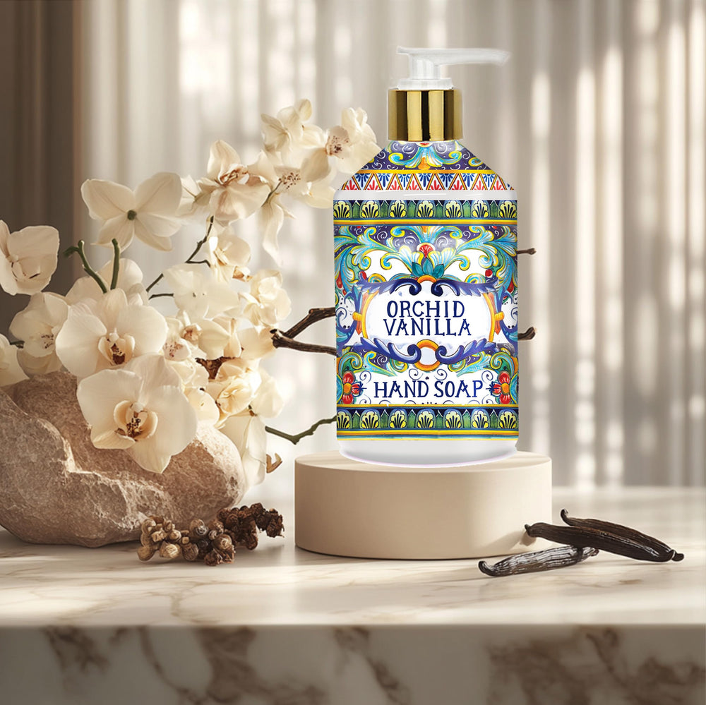 Home & Body Company Villa Flora White Jasmine bottle offers classic, sophisticated hand care