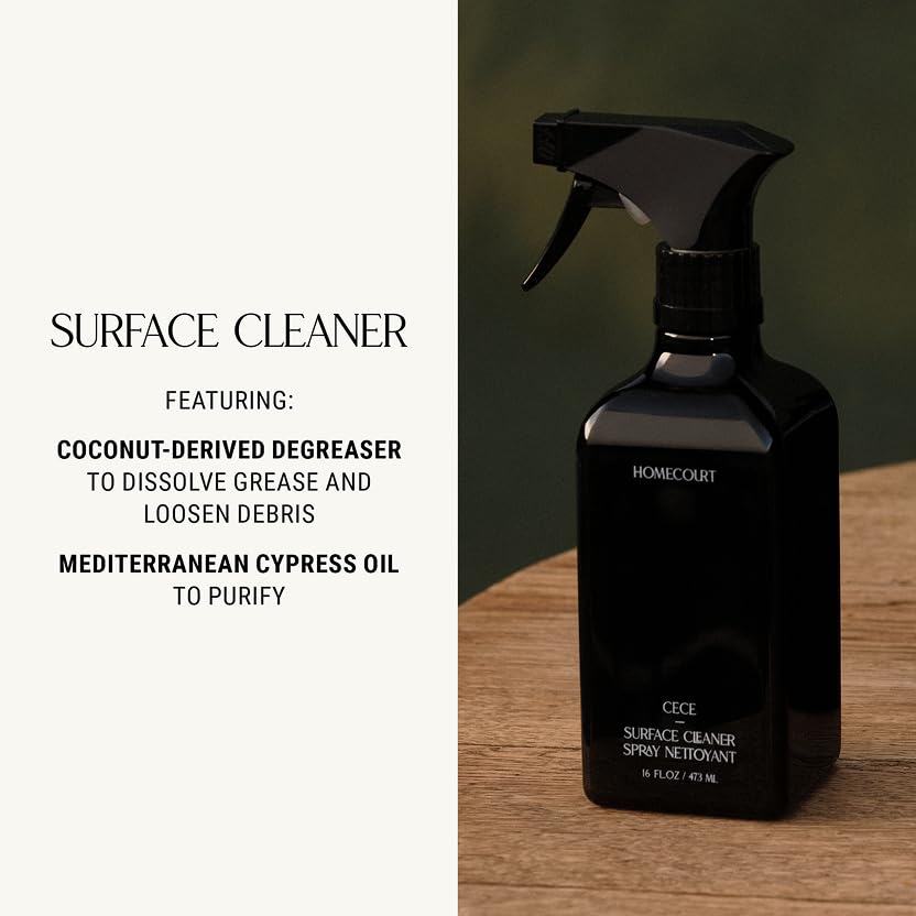 Homecourt cleaner applied to stainless steel appliance for a clean, glossy finish.