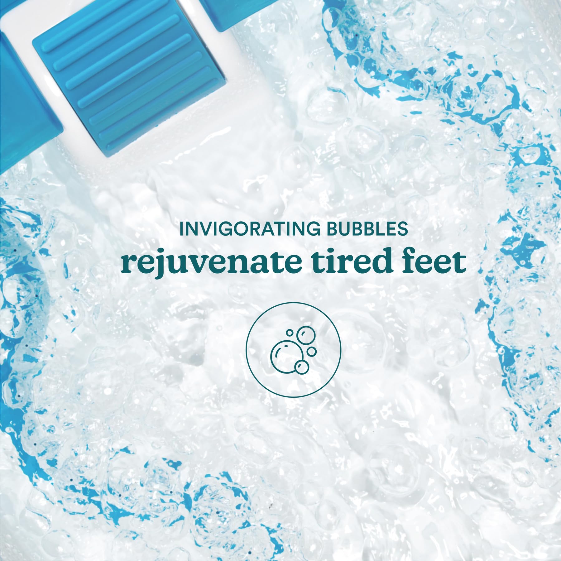 HoMedics foot spa splash guard reduces splashes on surfaces
