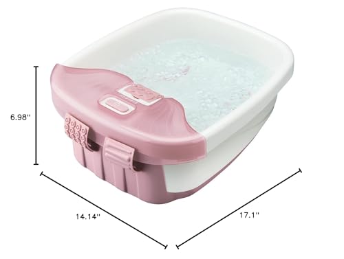Homedics Bubble Bliss Deluxe-Foot Spa sturdy base for stable soaking