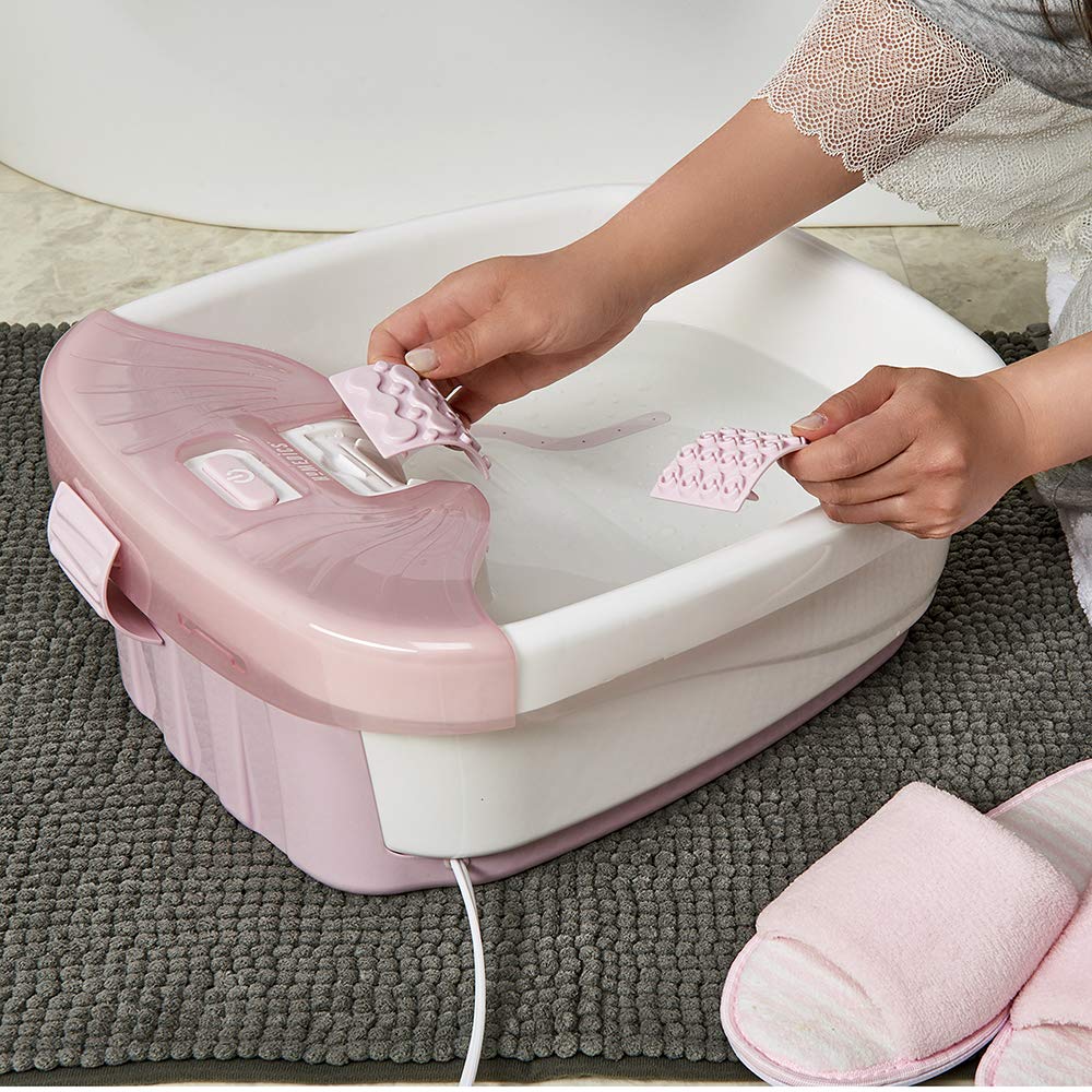 Homedics Bubble Bliss Deluxe-Foot Spa three attachments add massage options