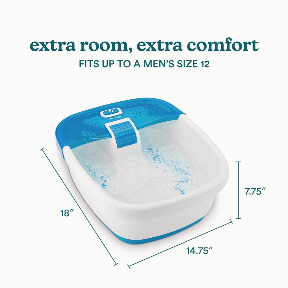 HoMedics Bubble Bliss maintains warm water for longer sessions