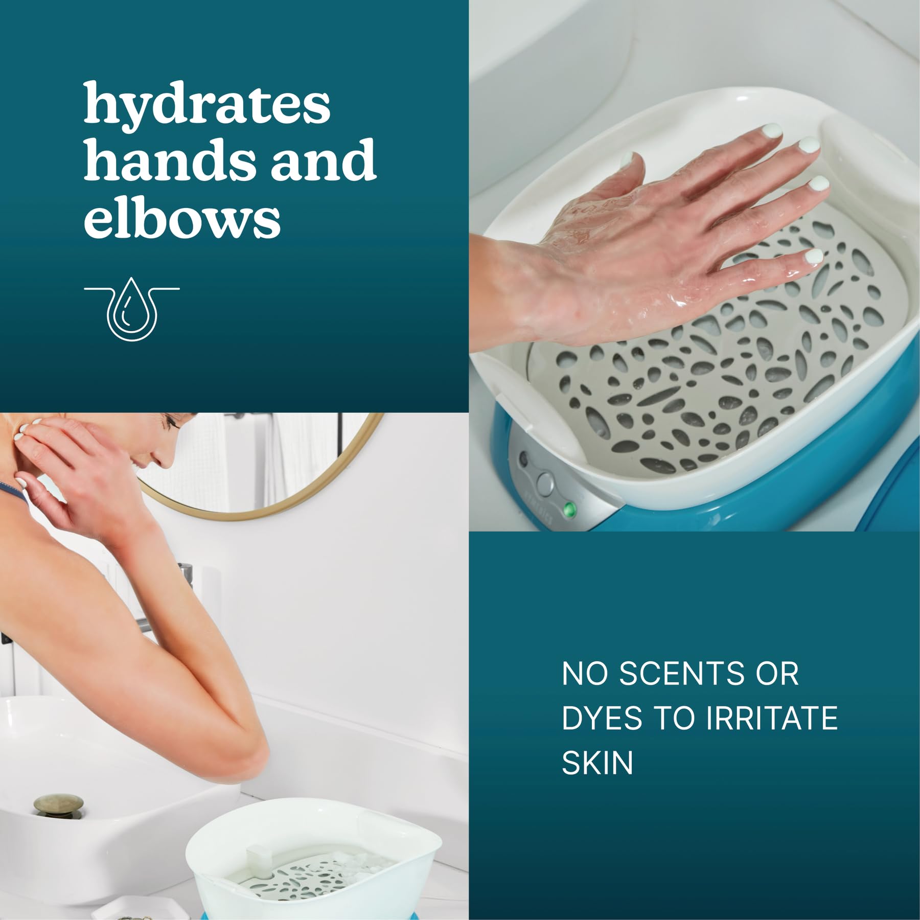 Homedics ParaSpa 20 hand liners provided for clean, easy spa sessions.