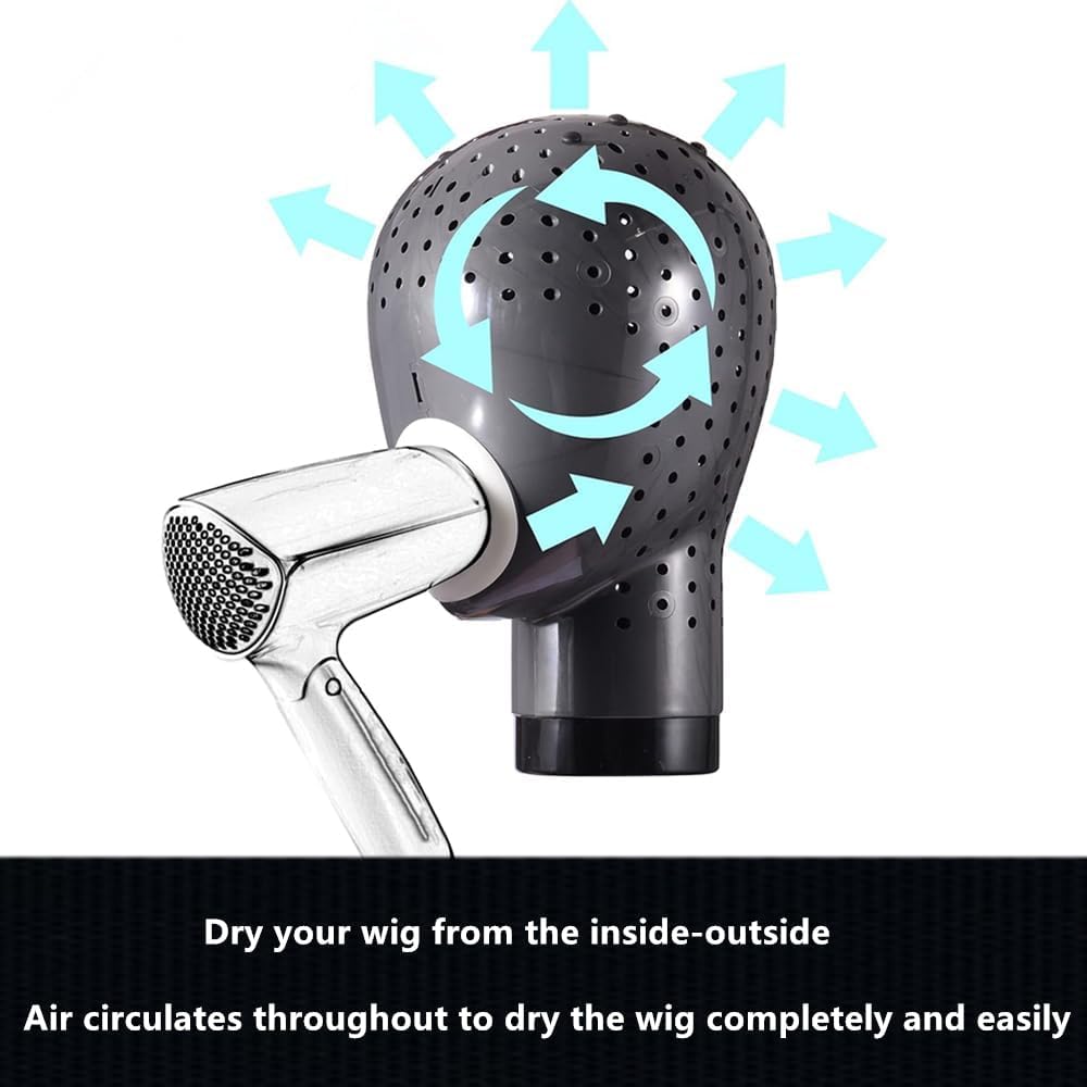 HOMEGOAL safe drying for natural and synthetic wigs