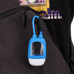 HomeSoGood silicone clip secures bottles to backpack, easy access during adventures.
