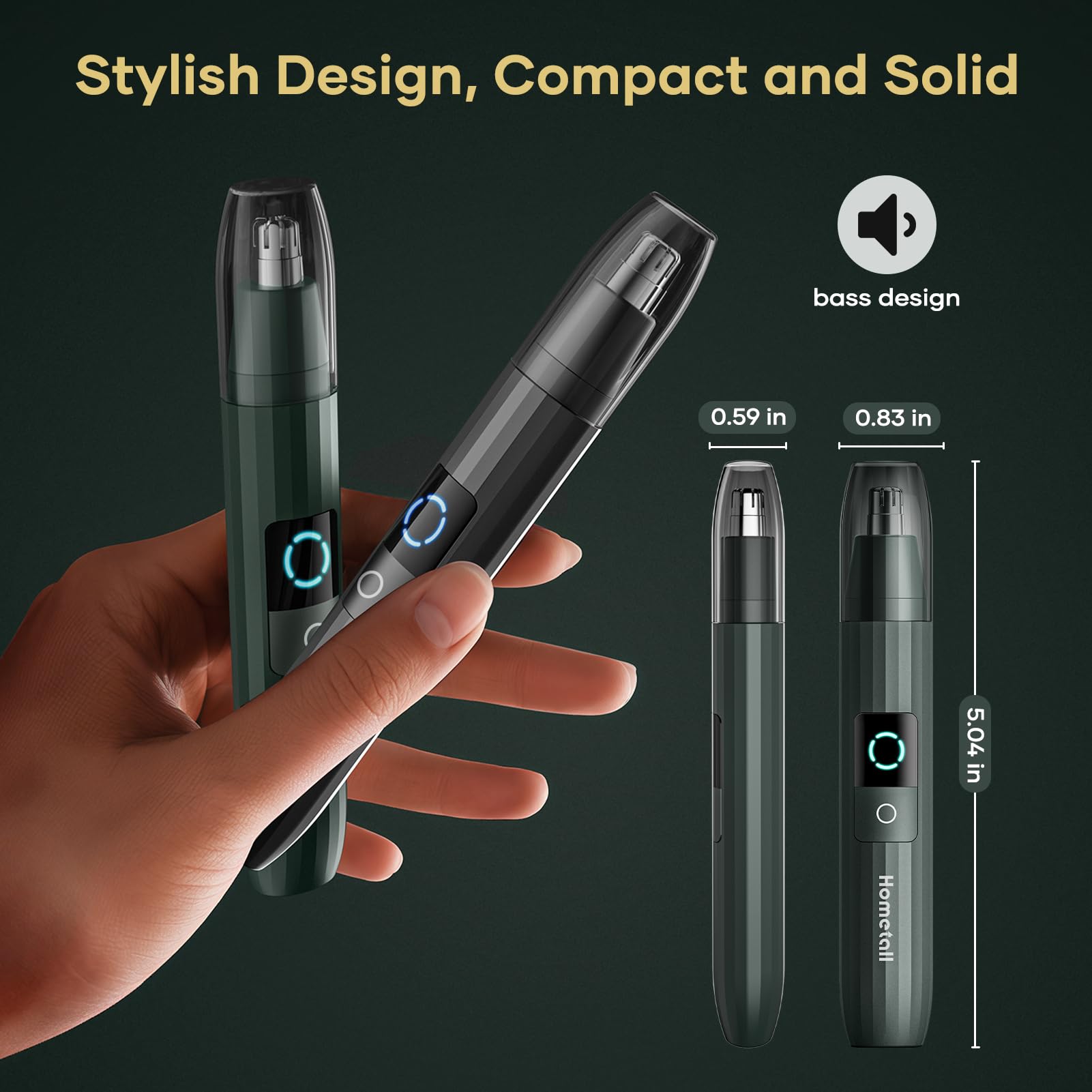 HOMETALL detachable blade with cleaning brush for easy maintenance