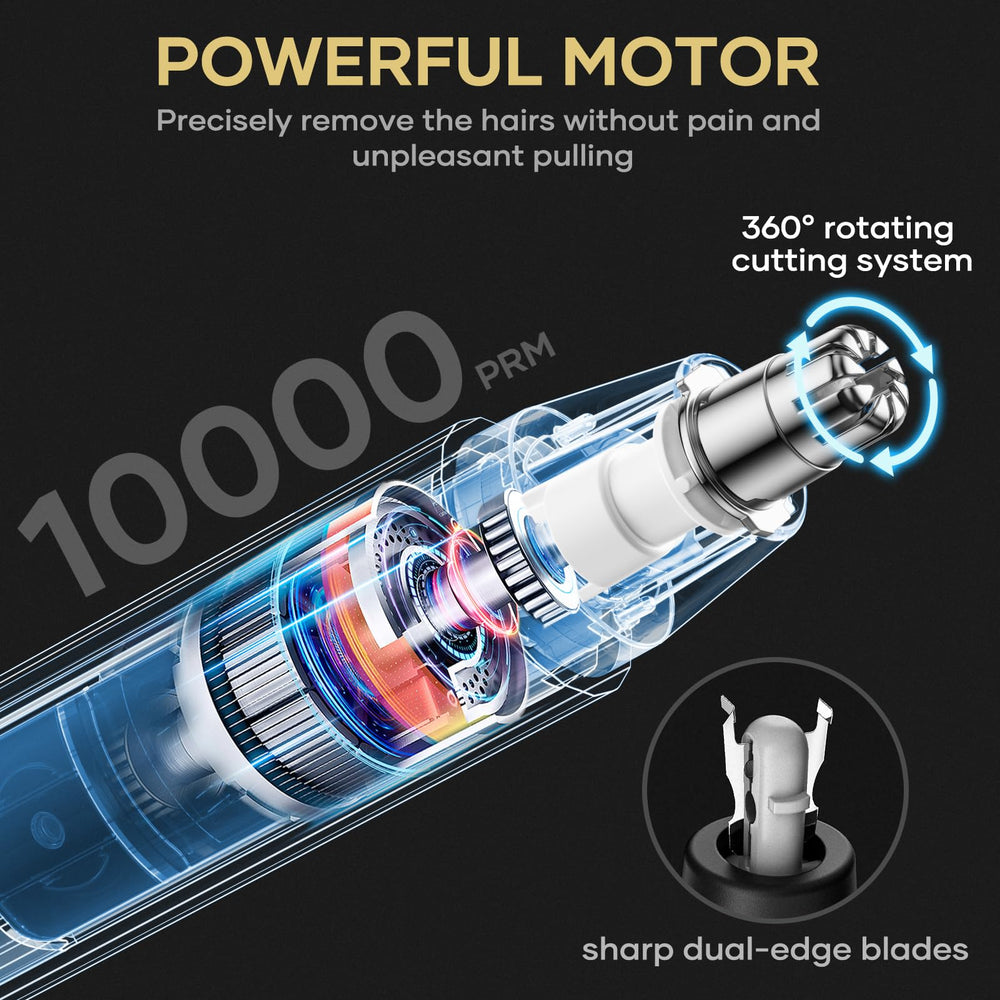 HOMETALL compact design nose hair trimmer makes a great grooming gift.