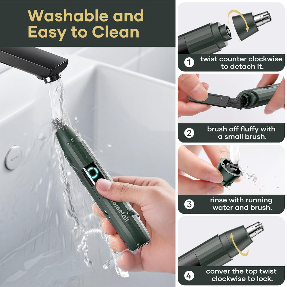 HOMETALL quiet operation under 50dB for discreet grooming