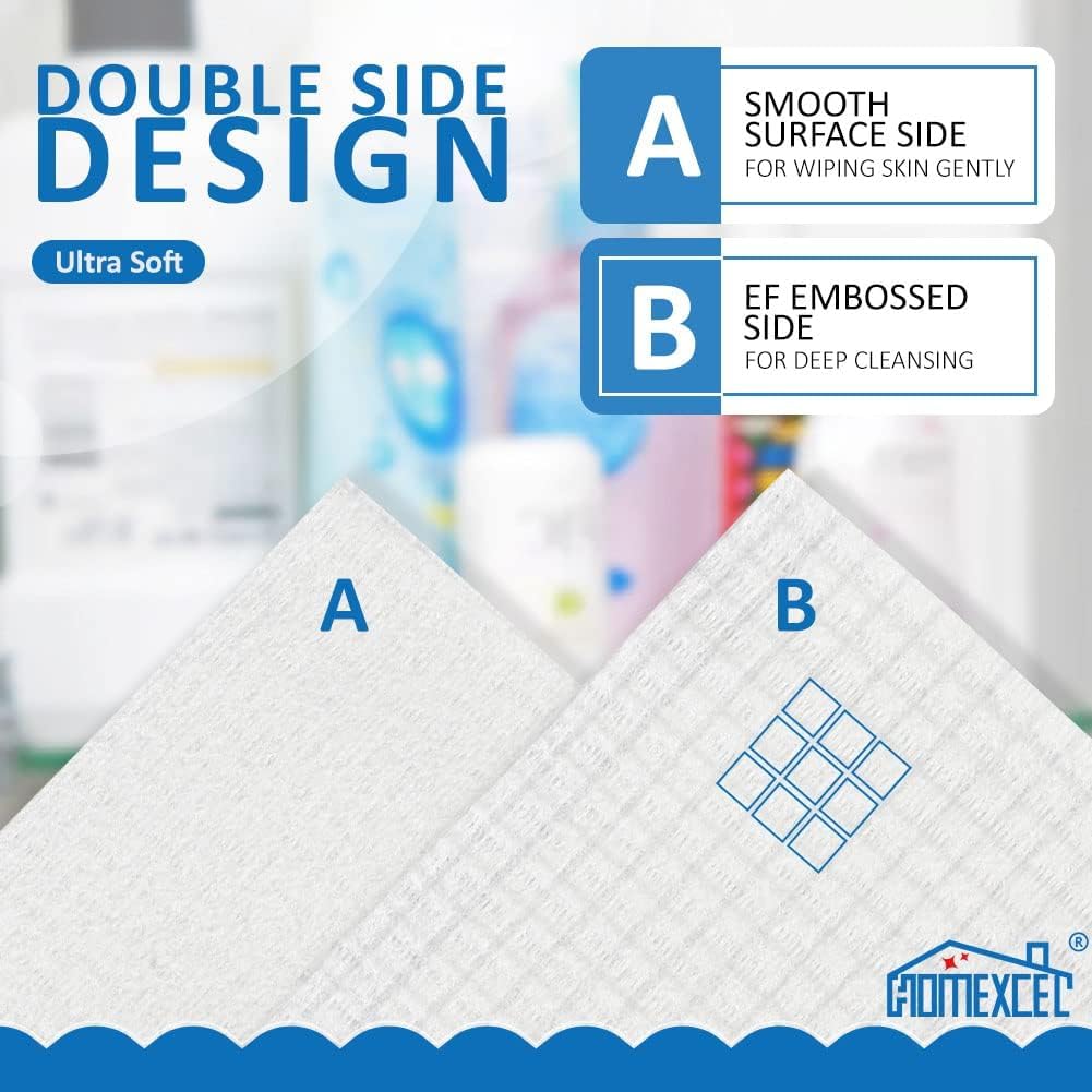 homexcel face towels dry-use overview for quick face and hand drying