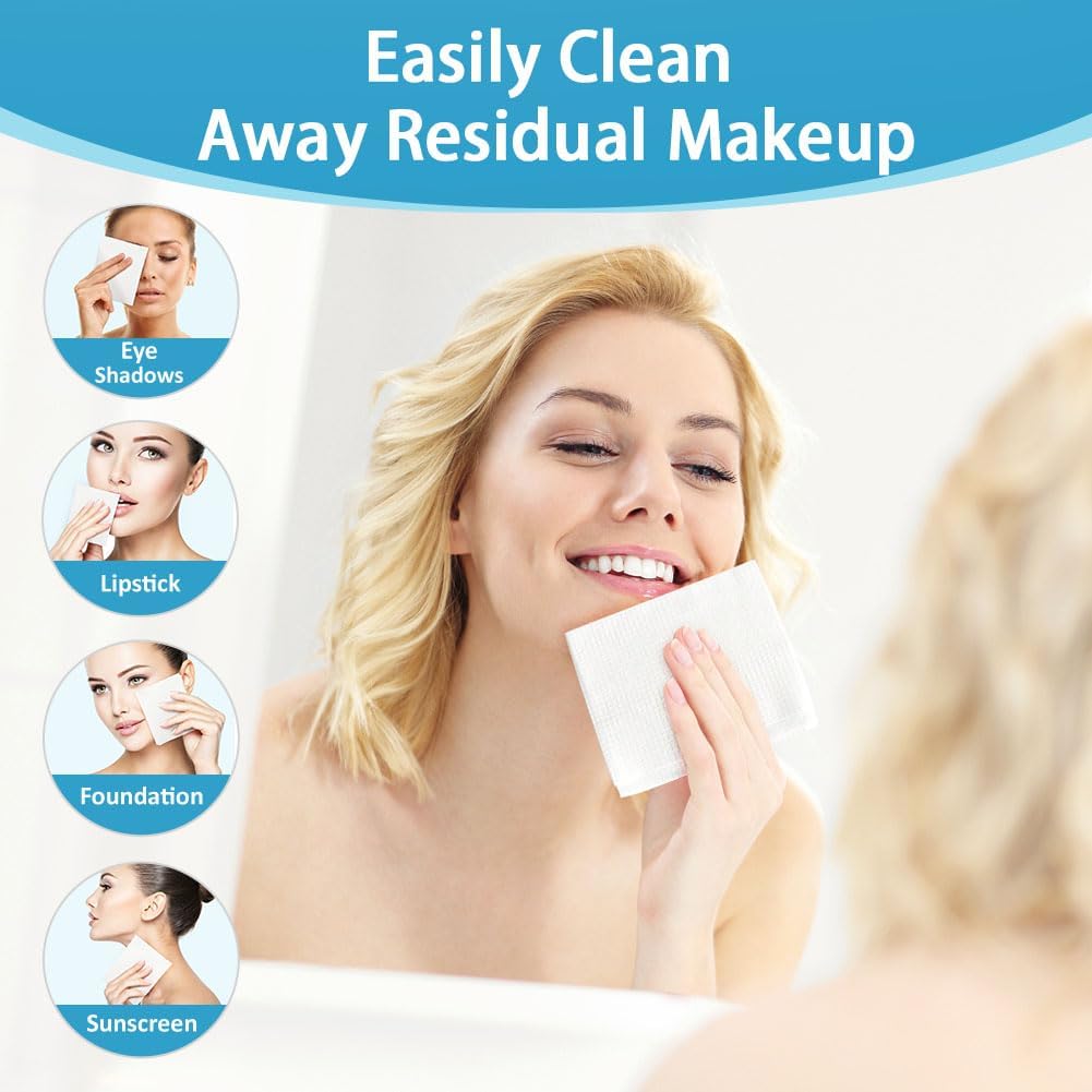 homexcel face towels two-sided texture detail enables gentle wipe and deeper cleanse