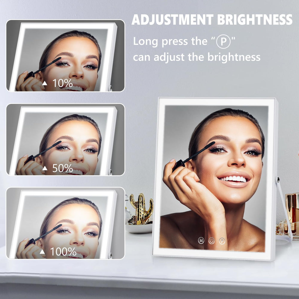 Homtang vanity mirror lights smart touch control highlights color modes for different tasks.