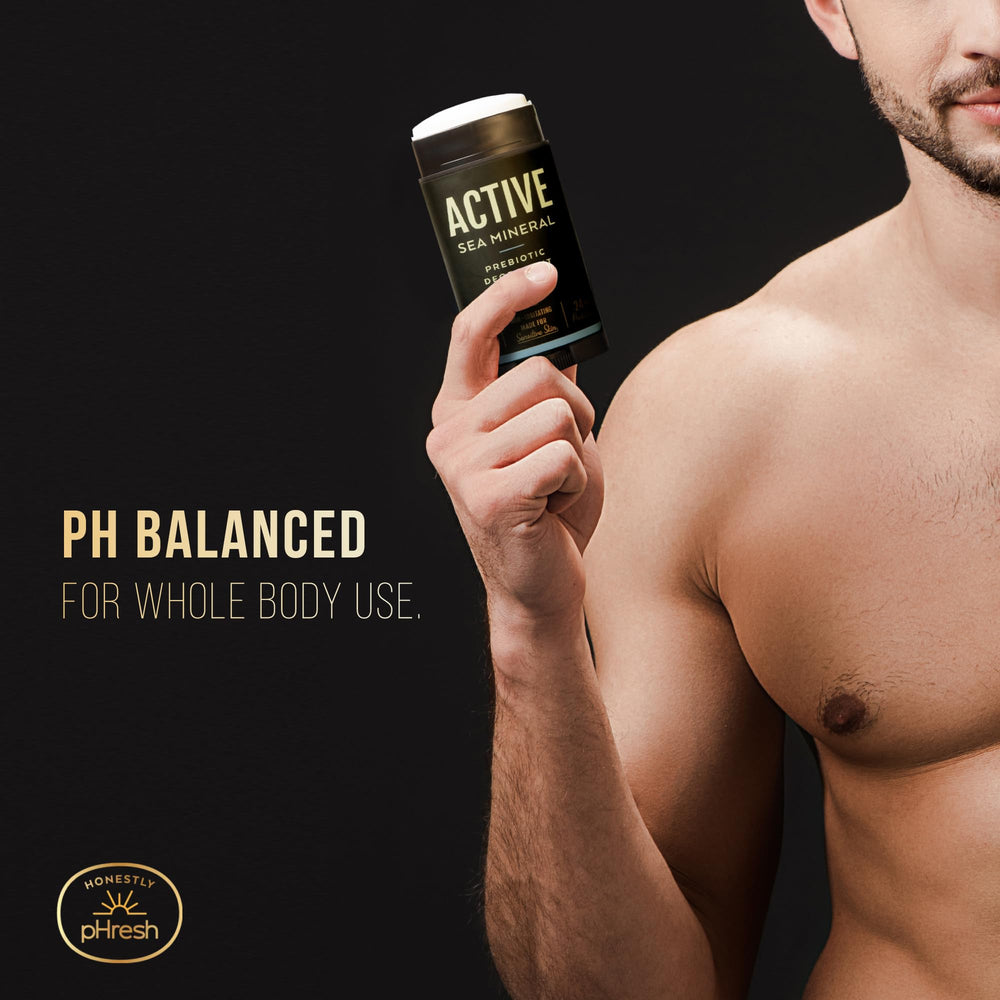 Honestly pHresh 24-hour odor protection claim highlighted for long-day confidence