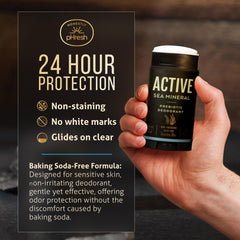Honestly pHresh active sea mineral scent bottle highlights energizing scent for active days