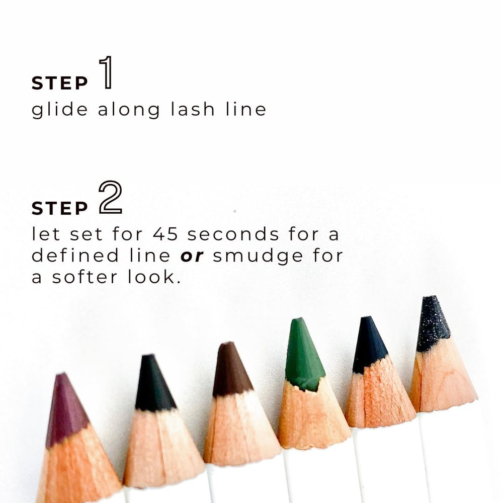 Honeybee Gardens Effortless Eye Liner travel-cap and sharpener emphasizes portability
