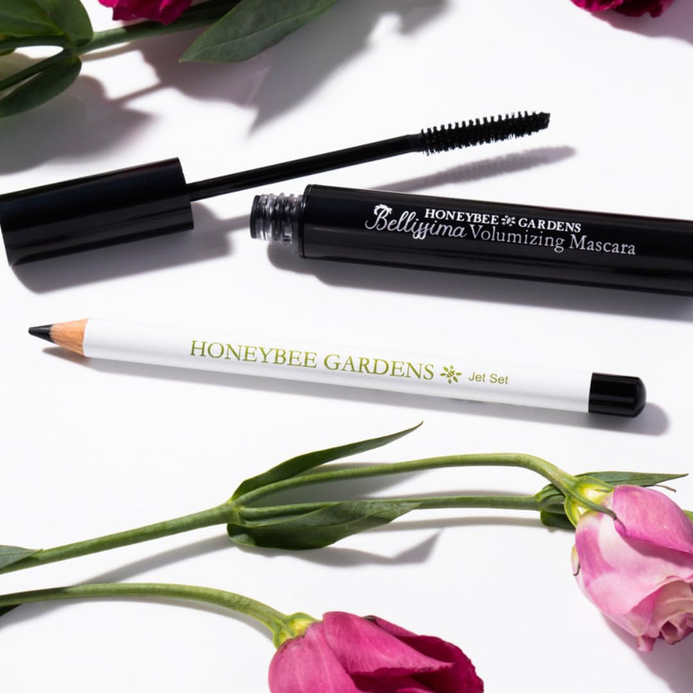 Honeybee Gardens Effortless Eyeliner Belgian Chocolate brow-use demonstrates versatile color for brows