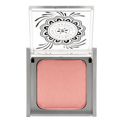 Honeybee Gardens Rendezvous blush compact shows soft neutral rose glow for everyday radiance