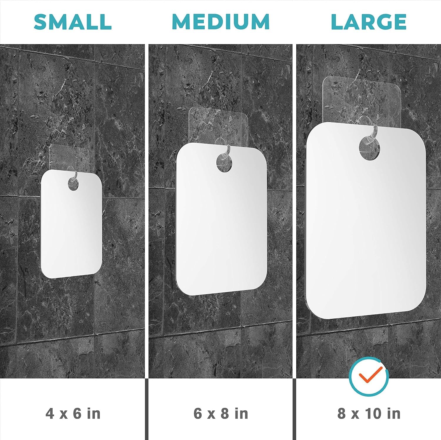 HONEYBULL durable acrylic construction withstands humidity and daily bathroom use.